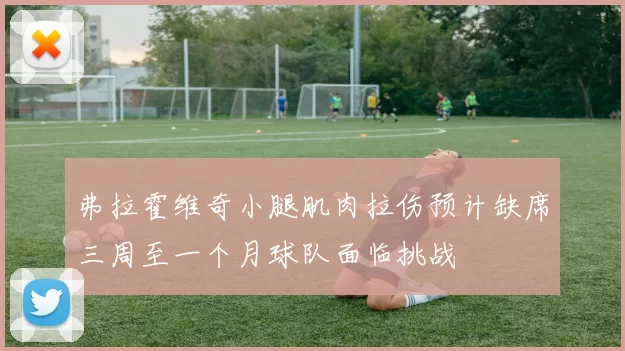 弗拉霍维奇小腿肌肉拉伤预计缺席三周至一个月球队面临挑战